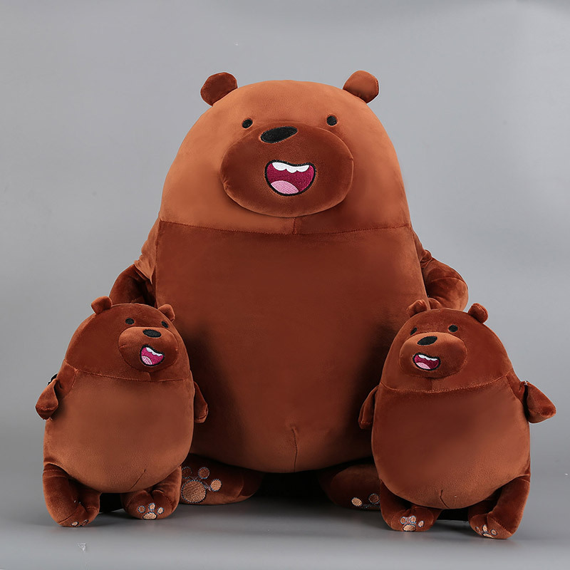 Brown bear, adult ass and knee
